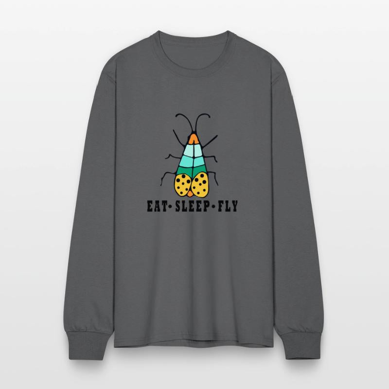 Eat sleep fly insects colorful design