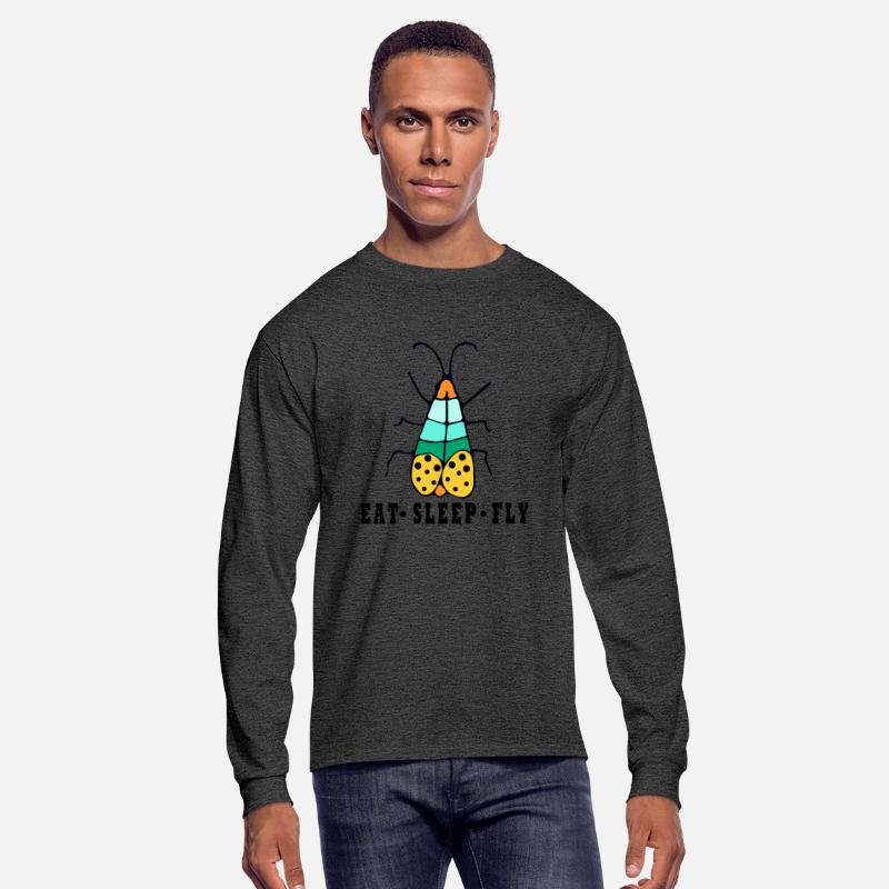 Eat sleep fly insects colorful design