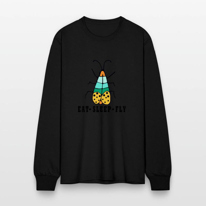 Eat sleep fly insects colorful design