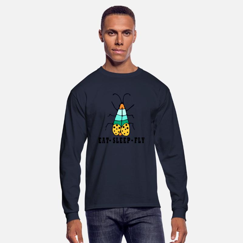 Eat sleep fly insects colorful design