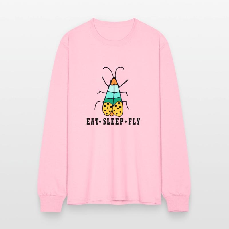 Eat sleep fly insects colorful design