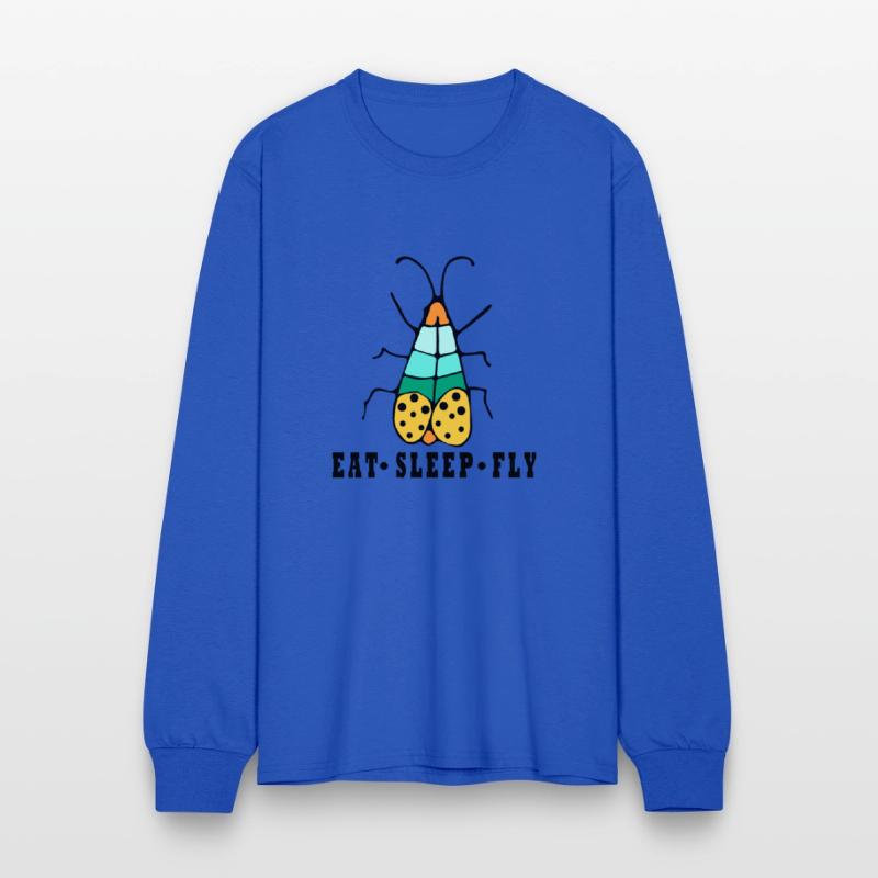 Eat sleep fly insects colorful design