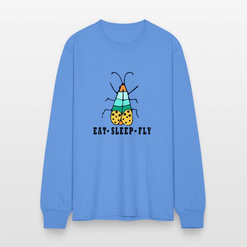 Eat sleep fly insects colorful design