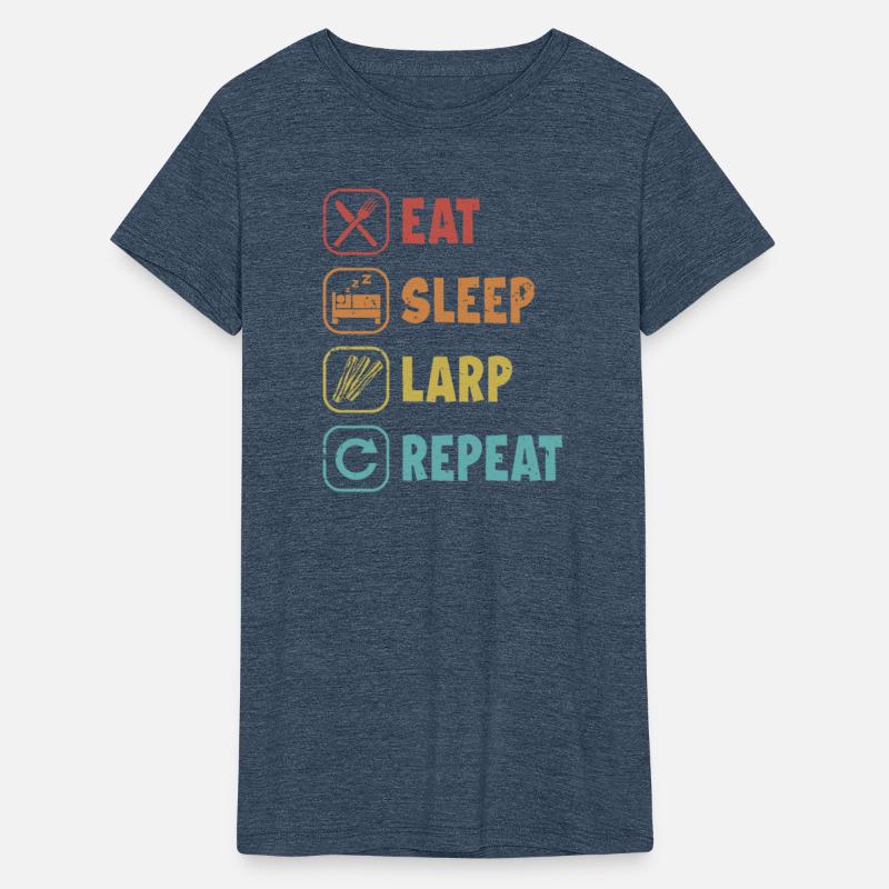 Eat Sleep LARP Repeat LARPing Armor Weapons