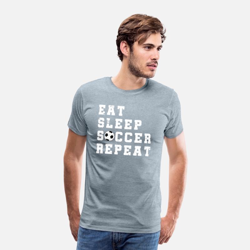 Eat Sleep Soccer Repeat Team Football Sport