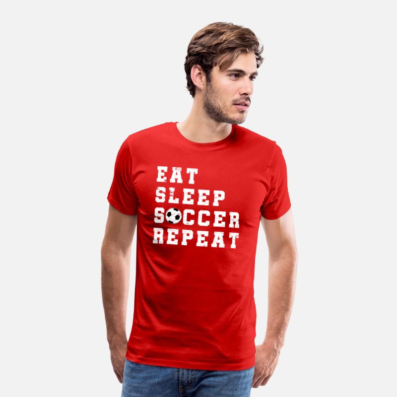 Eat Sleep Soccer Repeat Team Football Sport