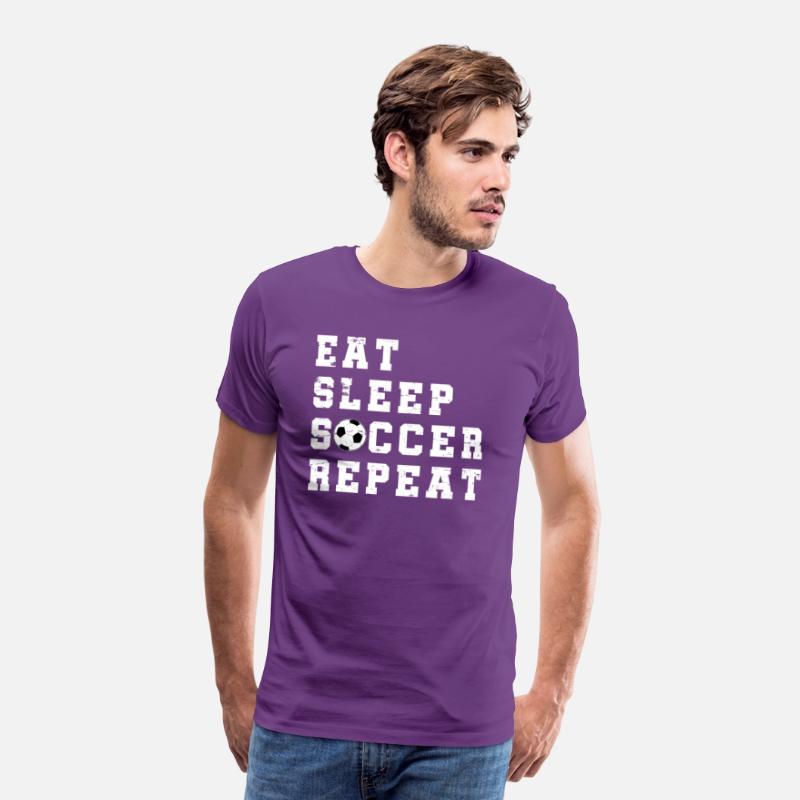 Eat Sleep Soccer Repeat Team Football Sport