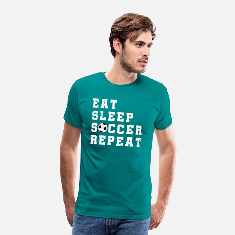 Eat Sleep Soccer Repeat Team Football Sport