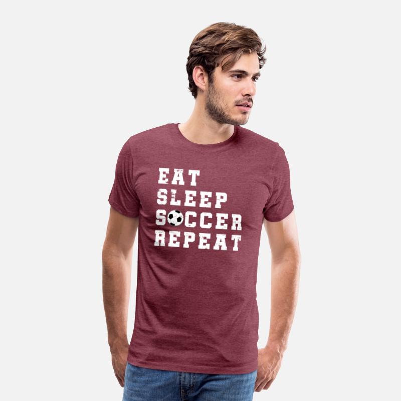 Eat Sleep Soccer Repeat Team Football Sport