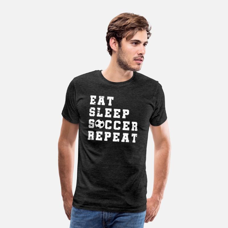 Eat Sleep Soccer Repeat Team Football Sport