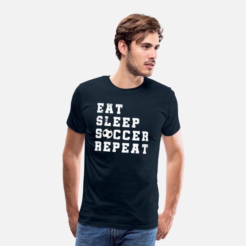 Eat Sleep Soccer Repeat Team Football Sport