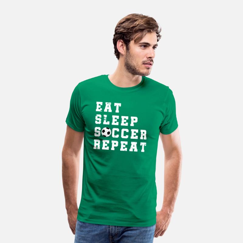 Eat Sleep Soccer Repeat Team Football Sport