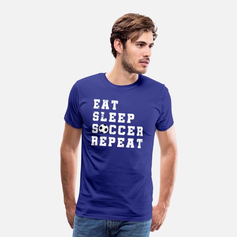 Eat Sleep Soccer Repeat Team Football Sport