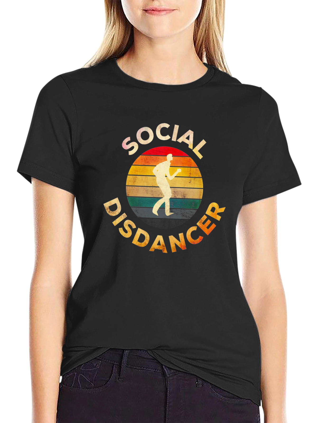 Social Distancer Retro T-Shirt