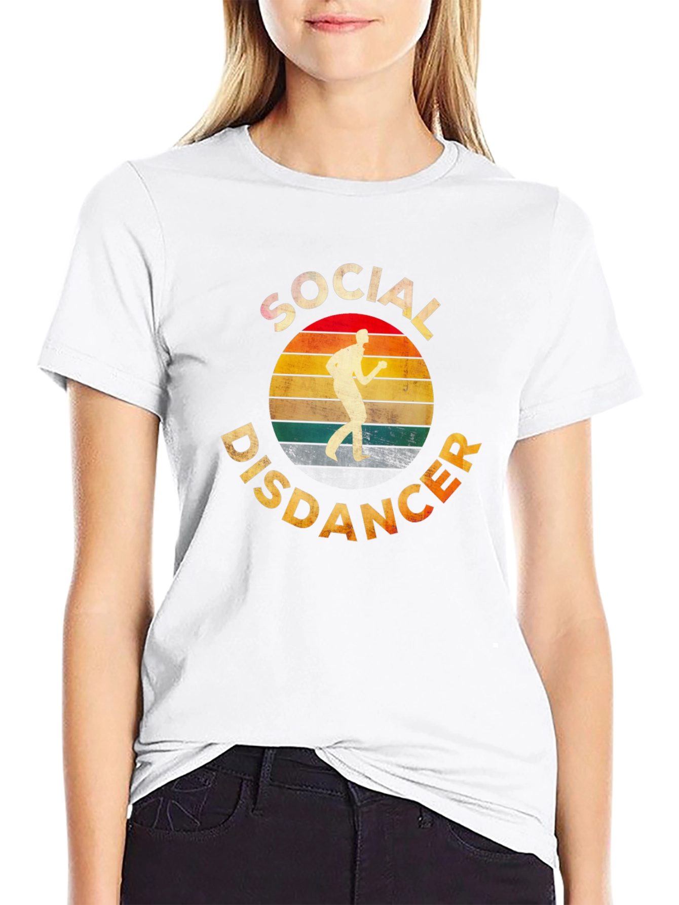 Social Distancer Retro T-Shirt