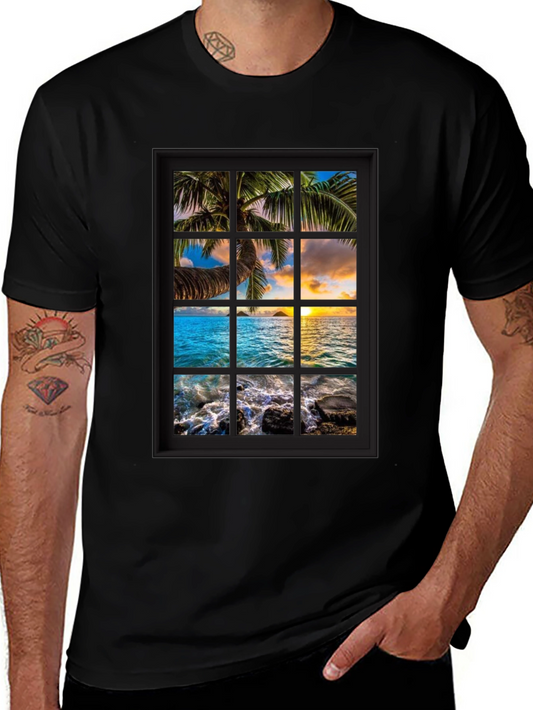 Tropical Island View T-Shirt