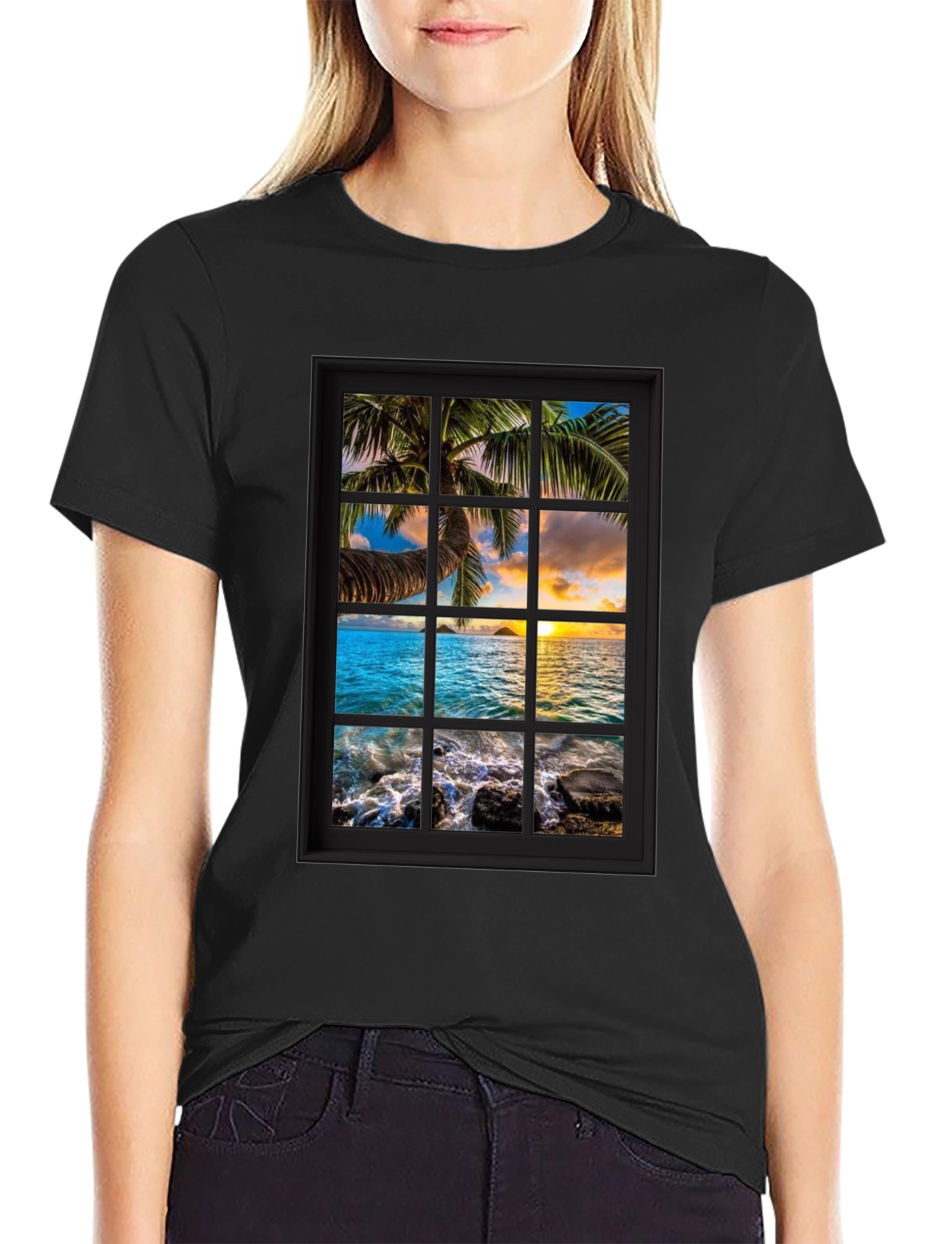 Tropical Island View T-Shirt