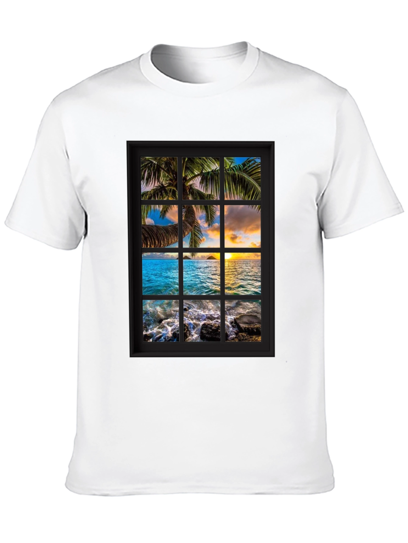 Tropical Island View T-Shirt