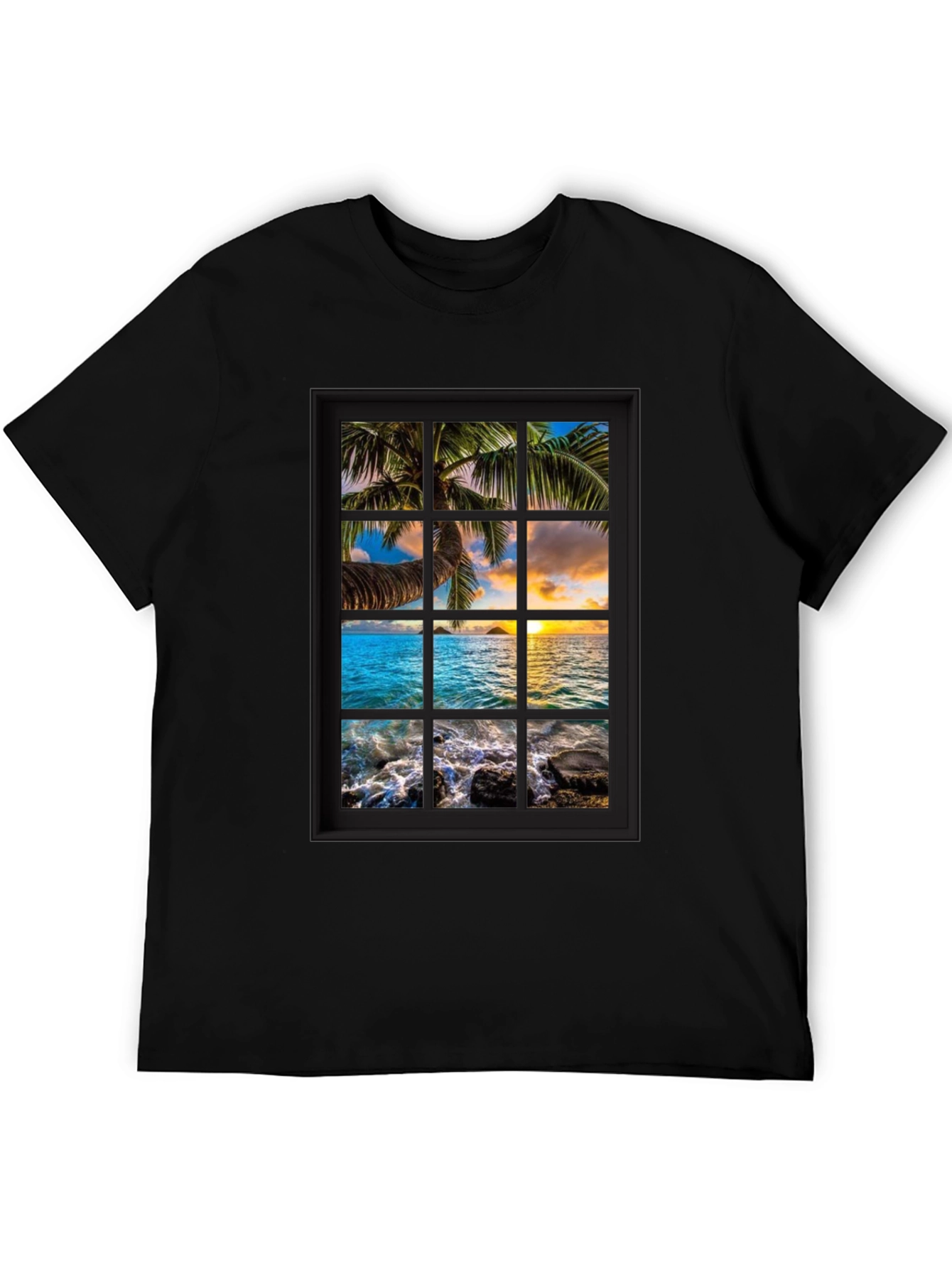 Tropical Island View T-Shirt