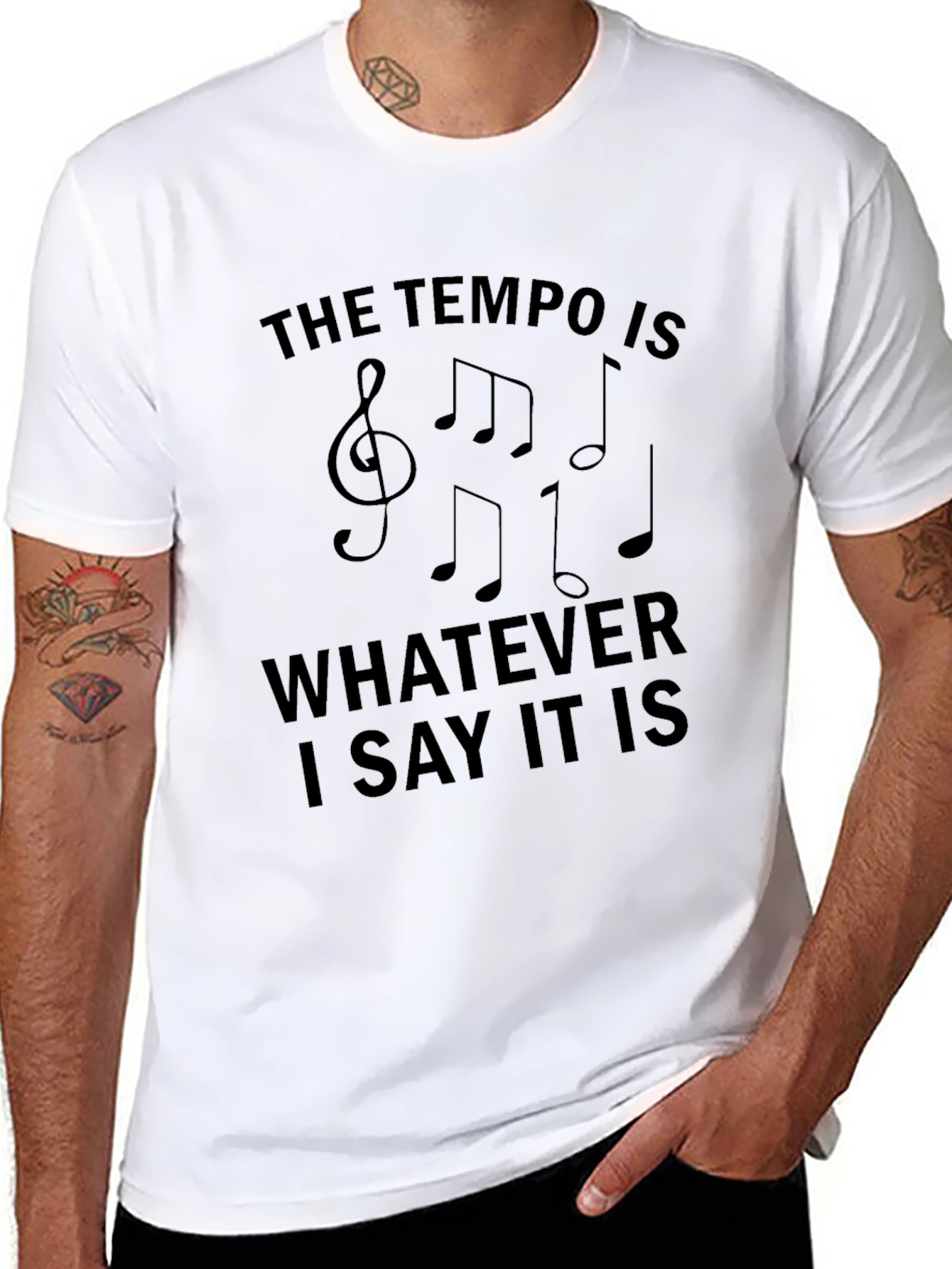 Tempo Music T-Shirt - Musician Humor Tee
