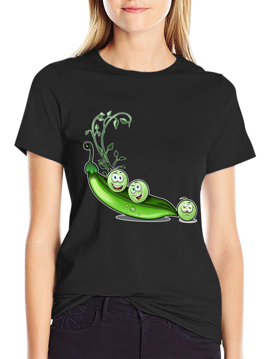 Funny Three Peas in a Pod Graphic T-Shirt