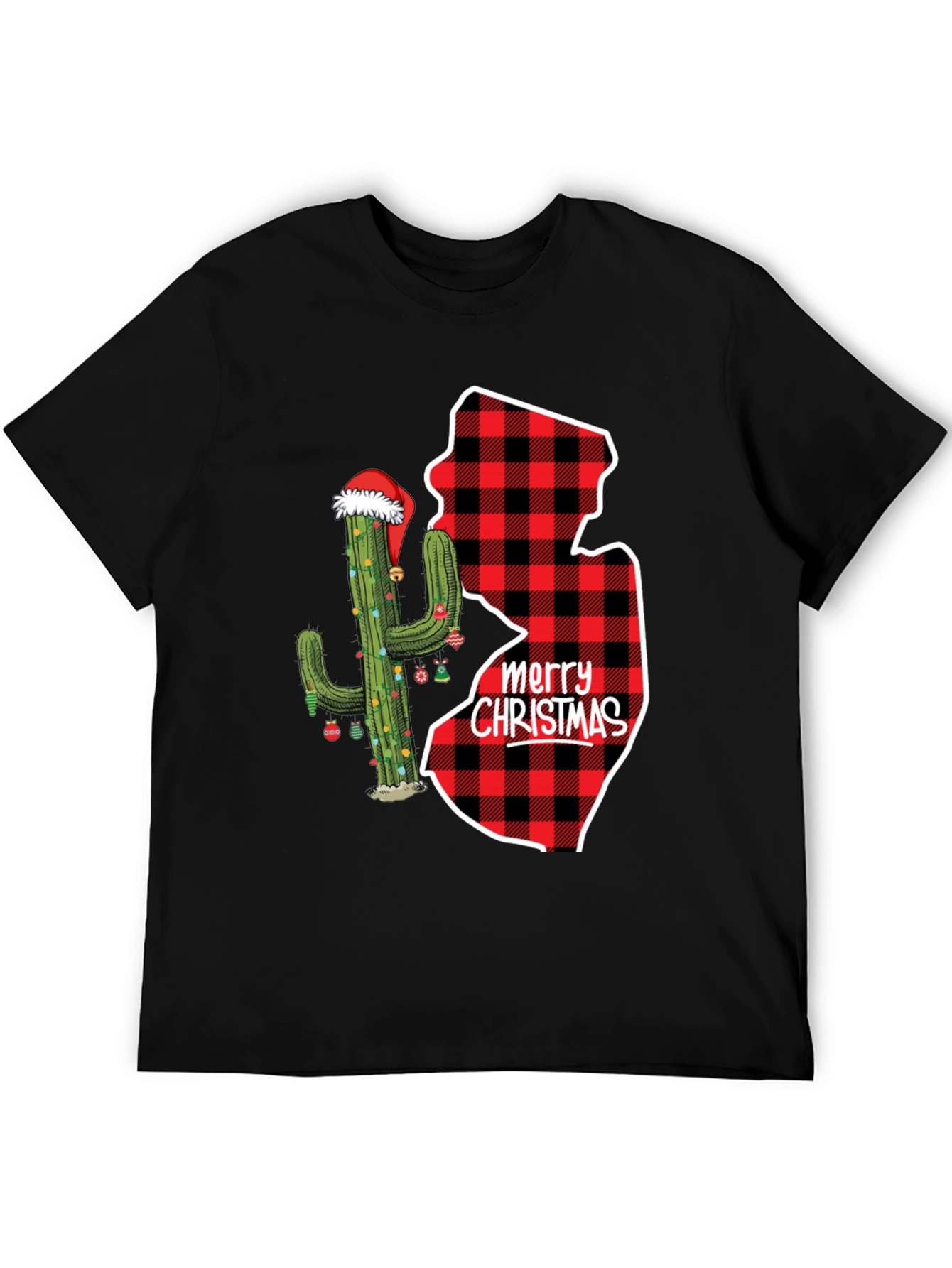 Cactus Christmas New Jersey T-Shirt