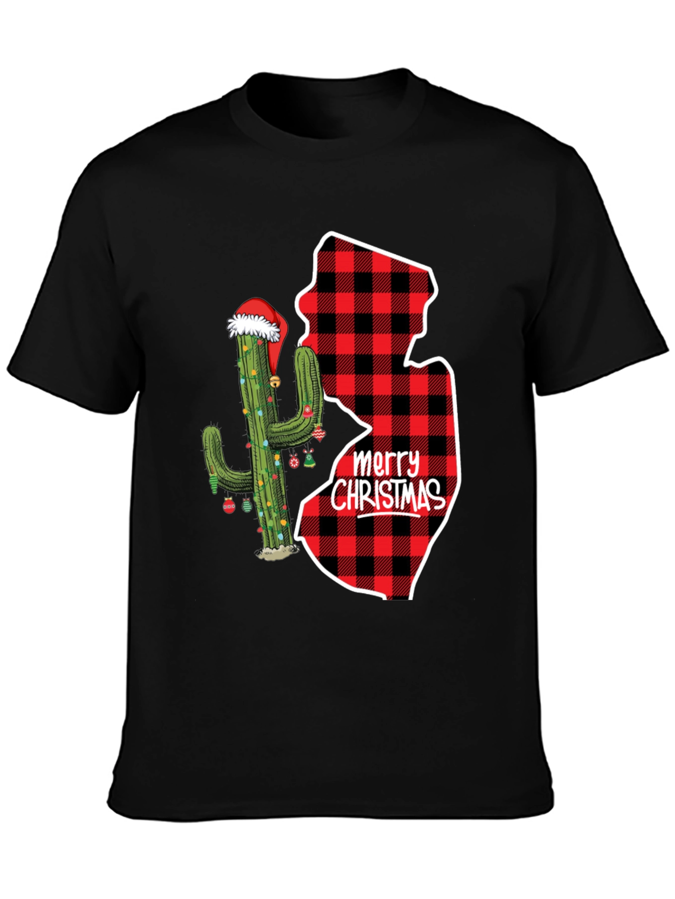 Cactus Christmas New Jersey T-Shirt