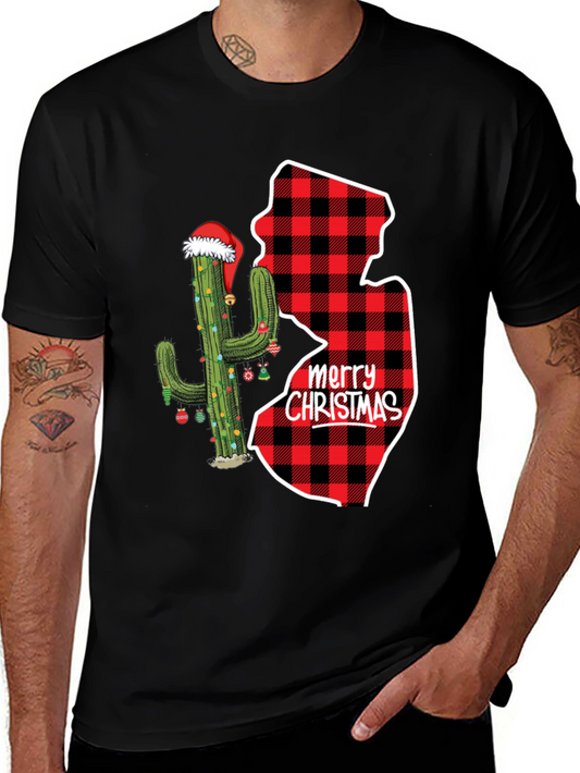 Cactus Christmas New Jersey T-Shirt