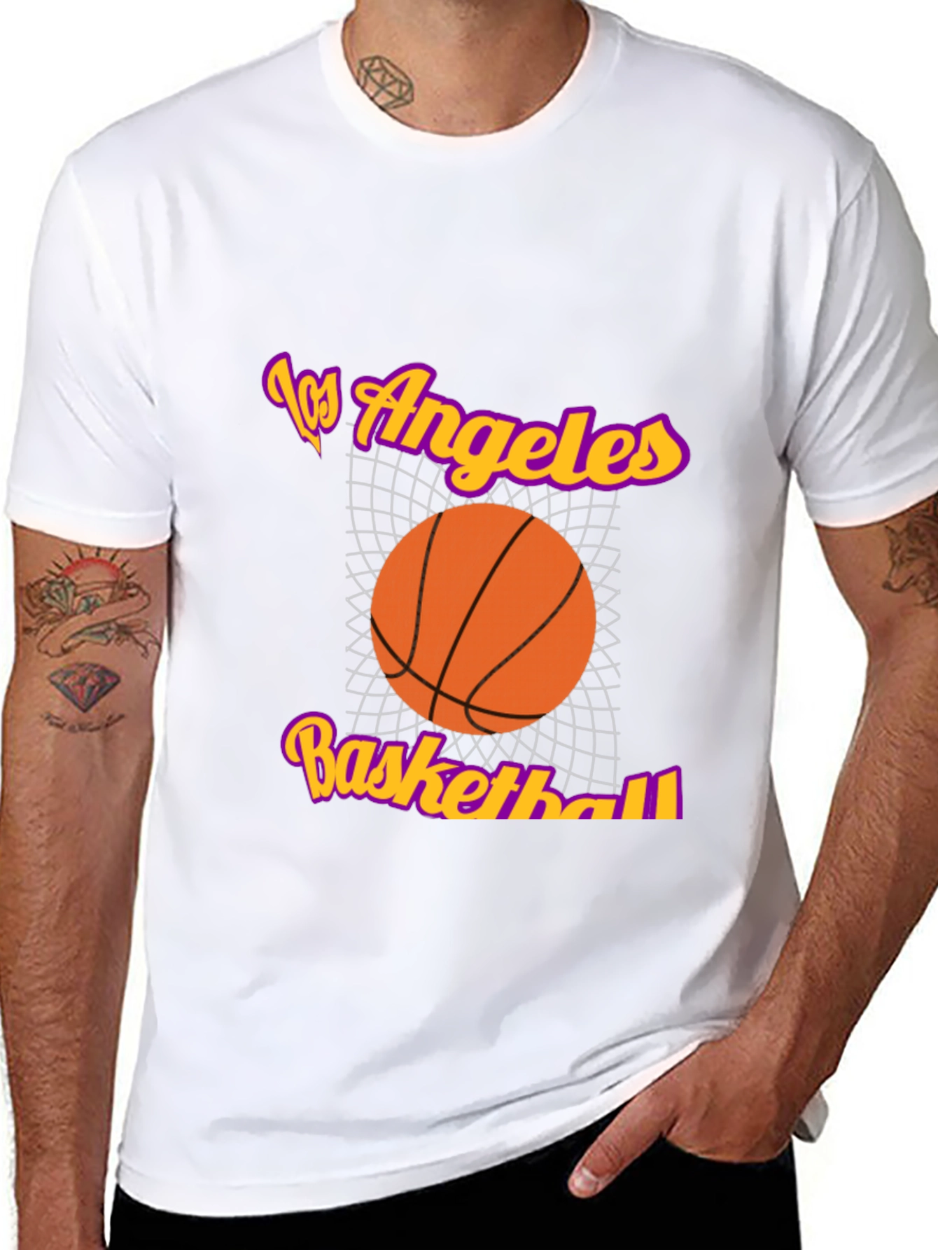 Los Angeles Basketball Graphic T-Shirt