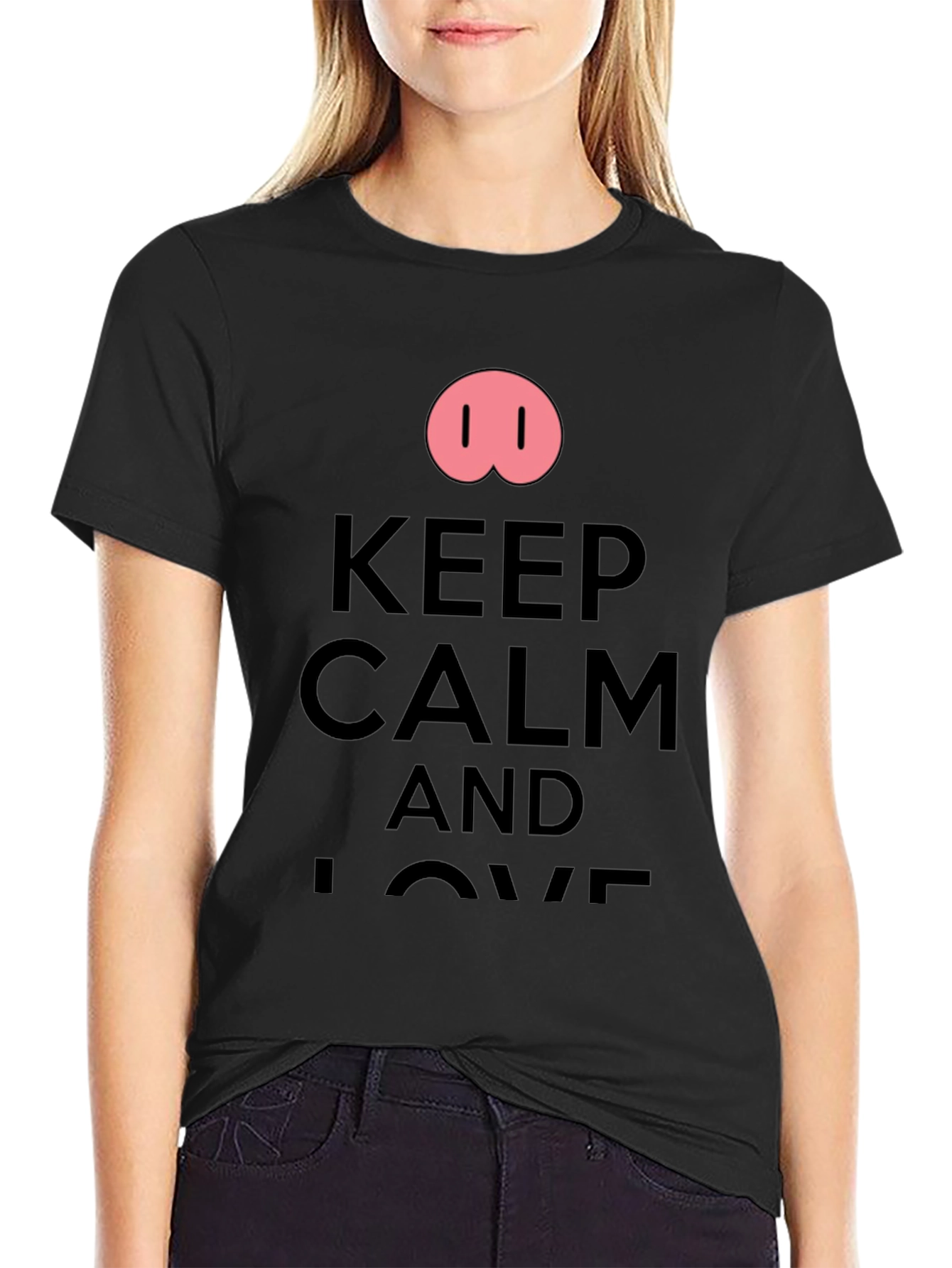 Keep Calm and Love Pigs T-Shirt