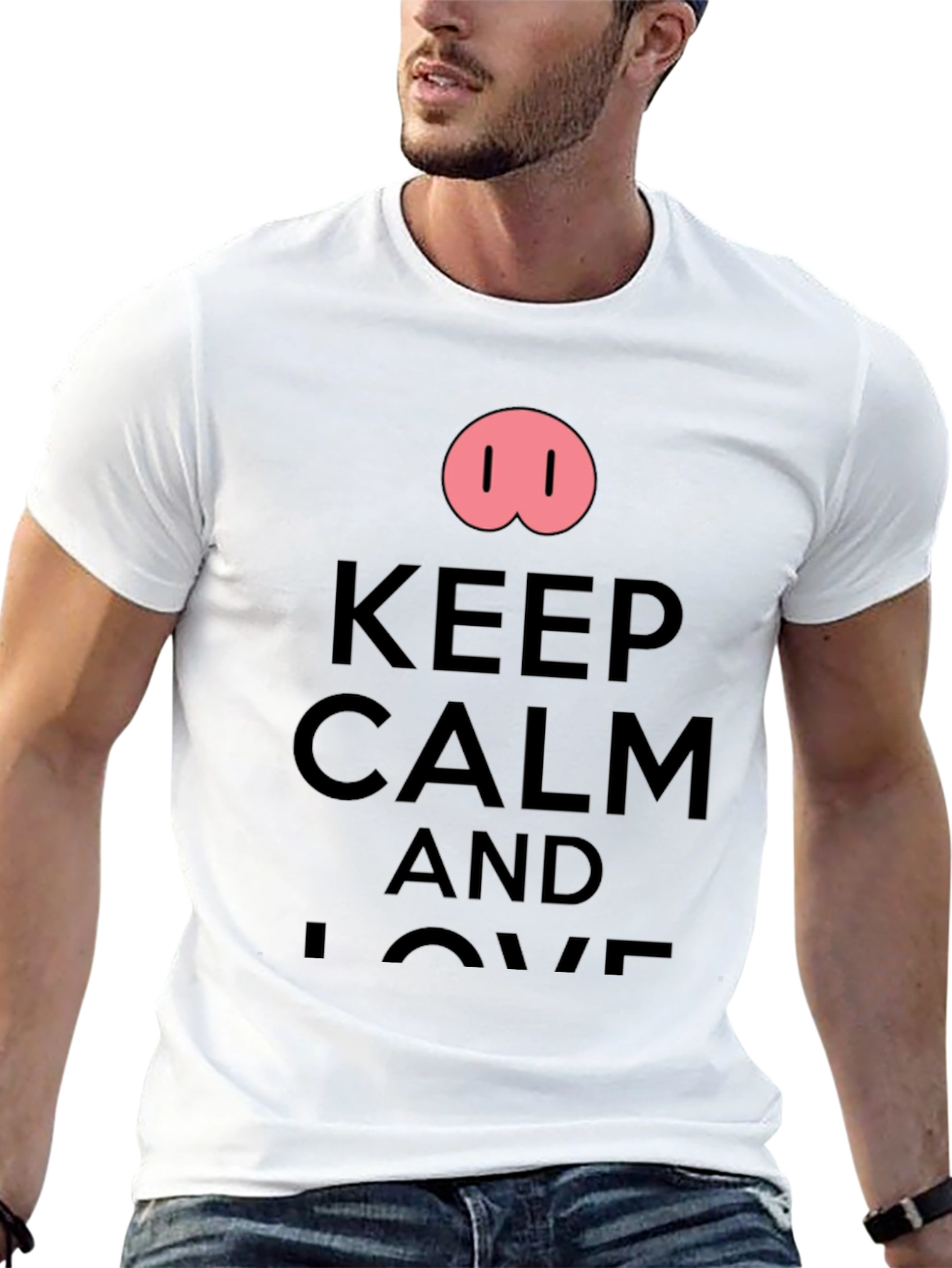 Keep Calm and Love Pigs T-Shirt