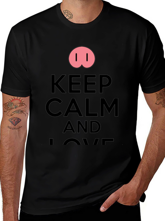 Keep Calm and Love Pigs T-Shirt