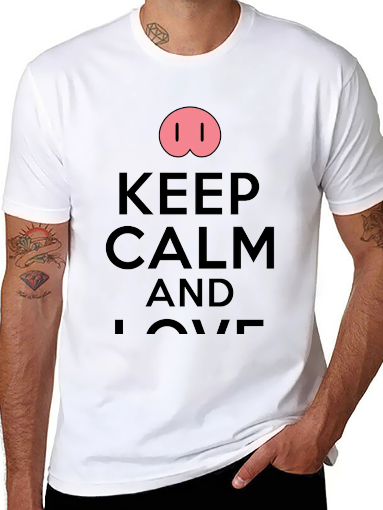 Keep Calm and Love Pigs T-Shirt