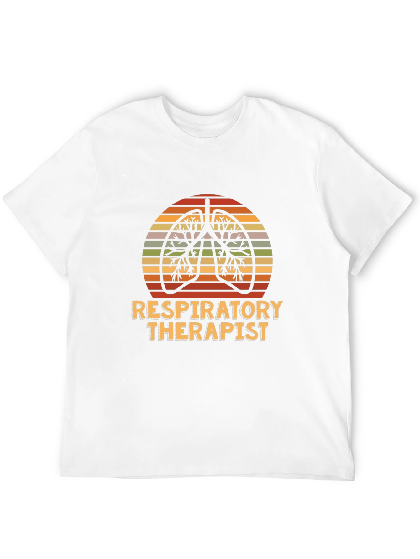 Respiratory Therapist T-Shirt Lungs Medical Tee