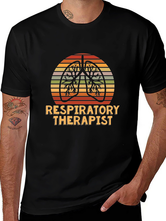 Respiratory Therapist T-Shirt Lungs Medical Tee