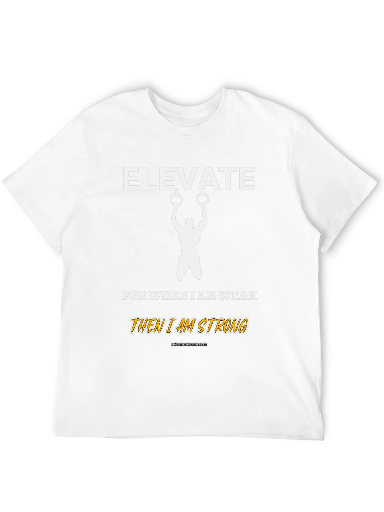 Elevate Strong T-Shirt Gym Fitness Motivation