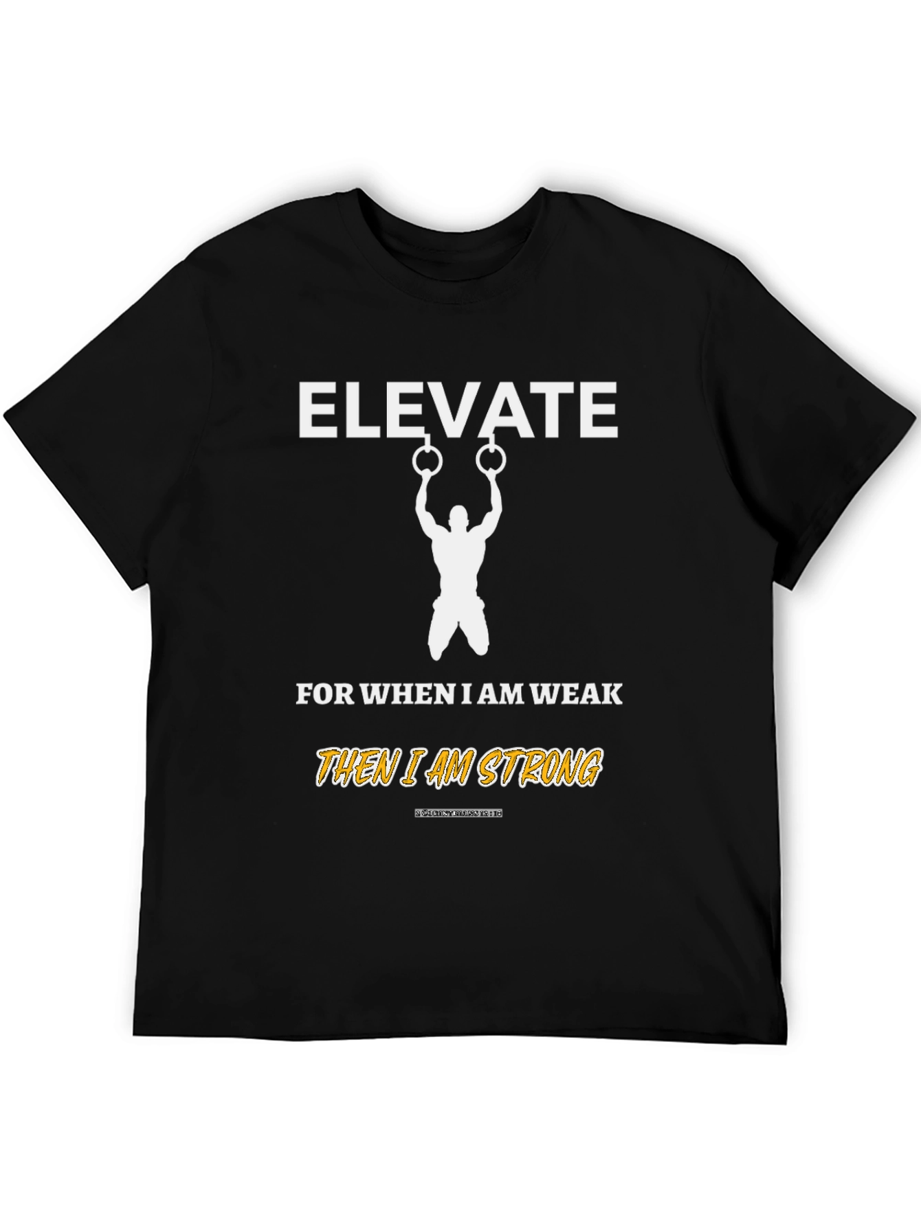 Elevate Strong T-Shirt Gym Fitness Motivation