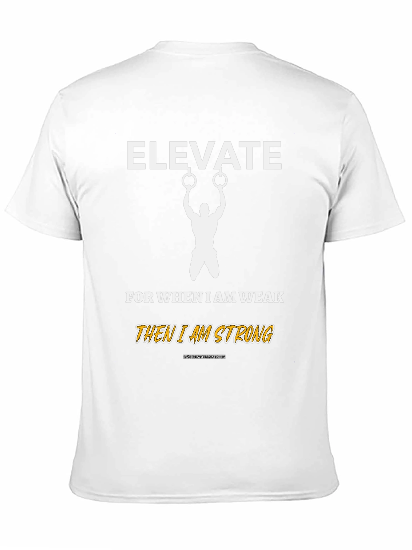 Elevate Strong T-Shirt Gym Fitness Motivation