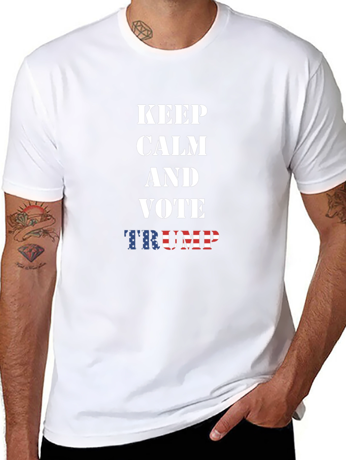 Keep Calm & Vote Trump Graphic Tee