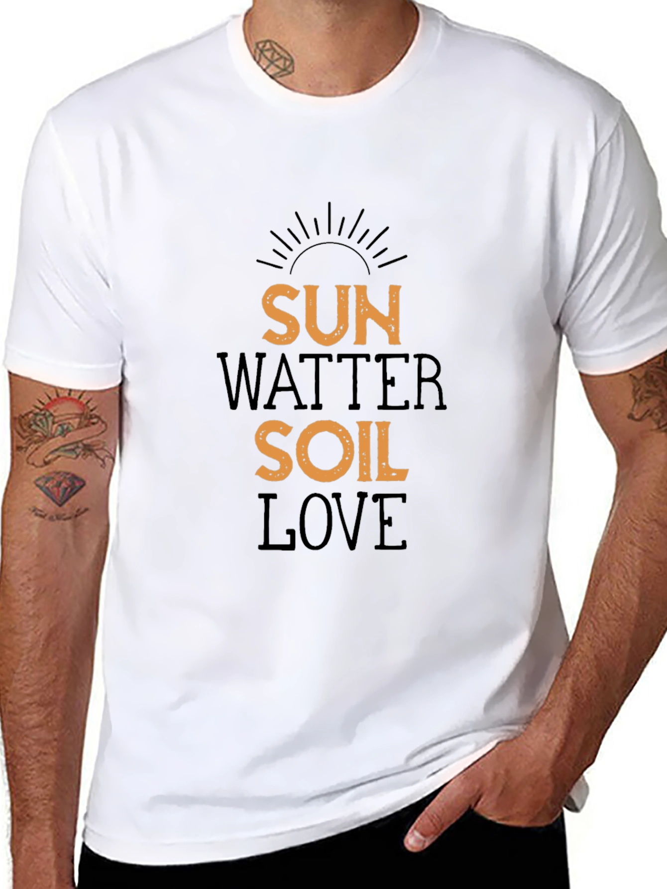 Sun Water Soil Love Graphic Tee