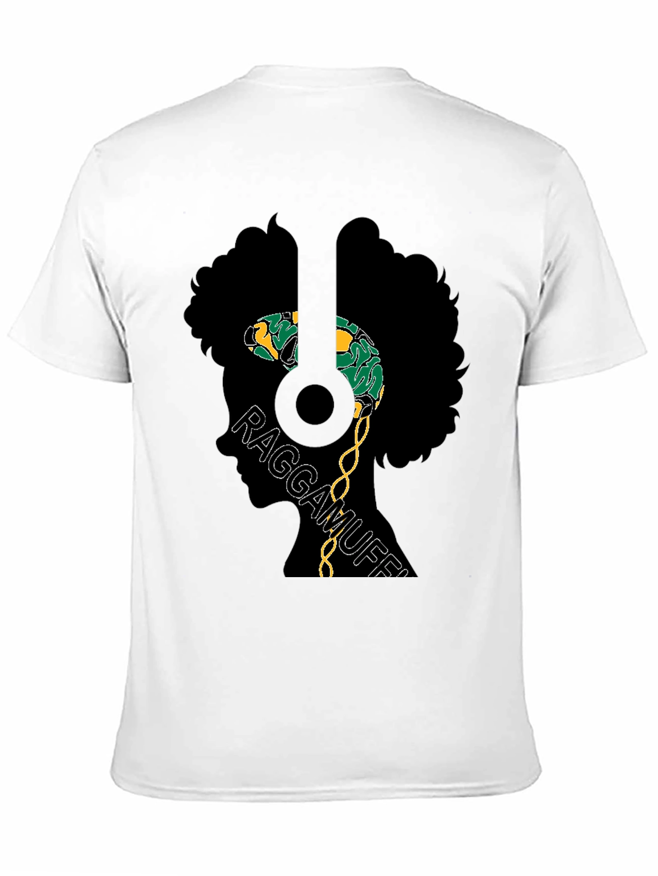 Raggamuffin Style Black Graphic Tee
