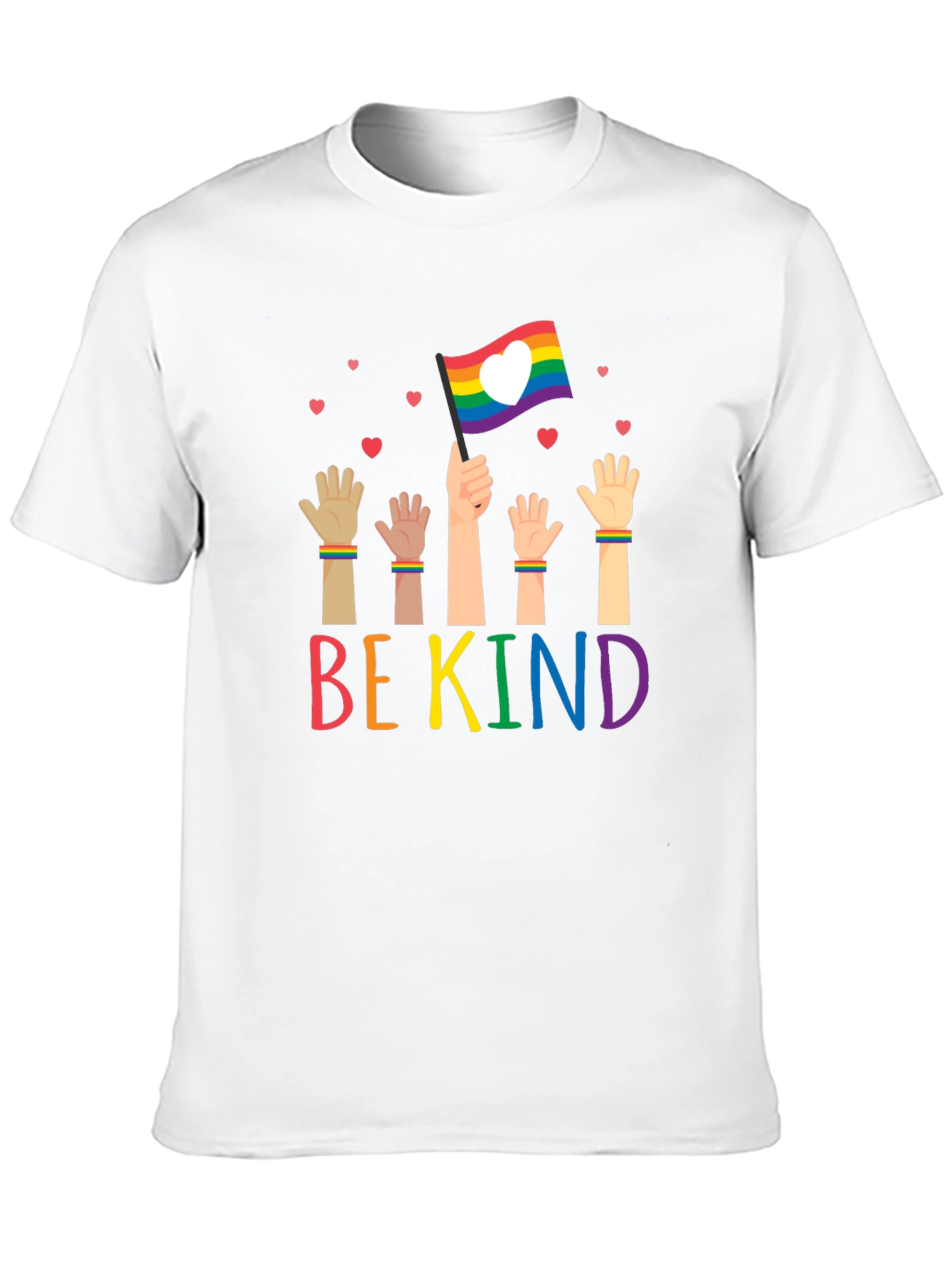 Be Kind Rainbow Pride T-Shirt