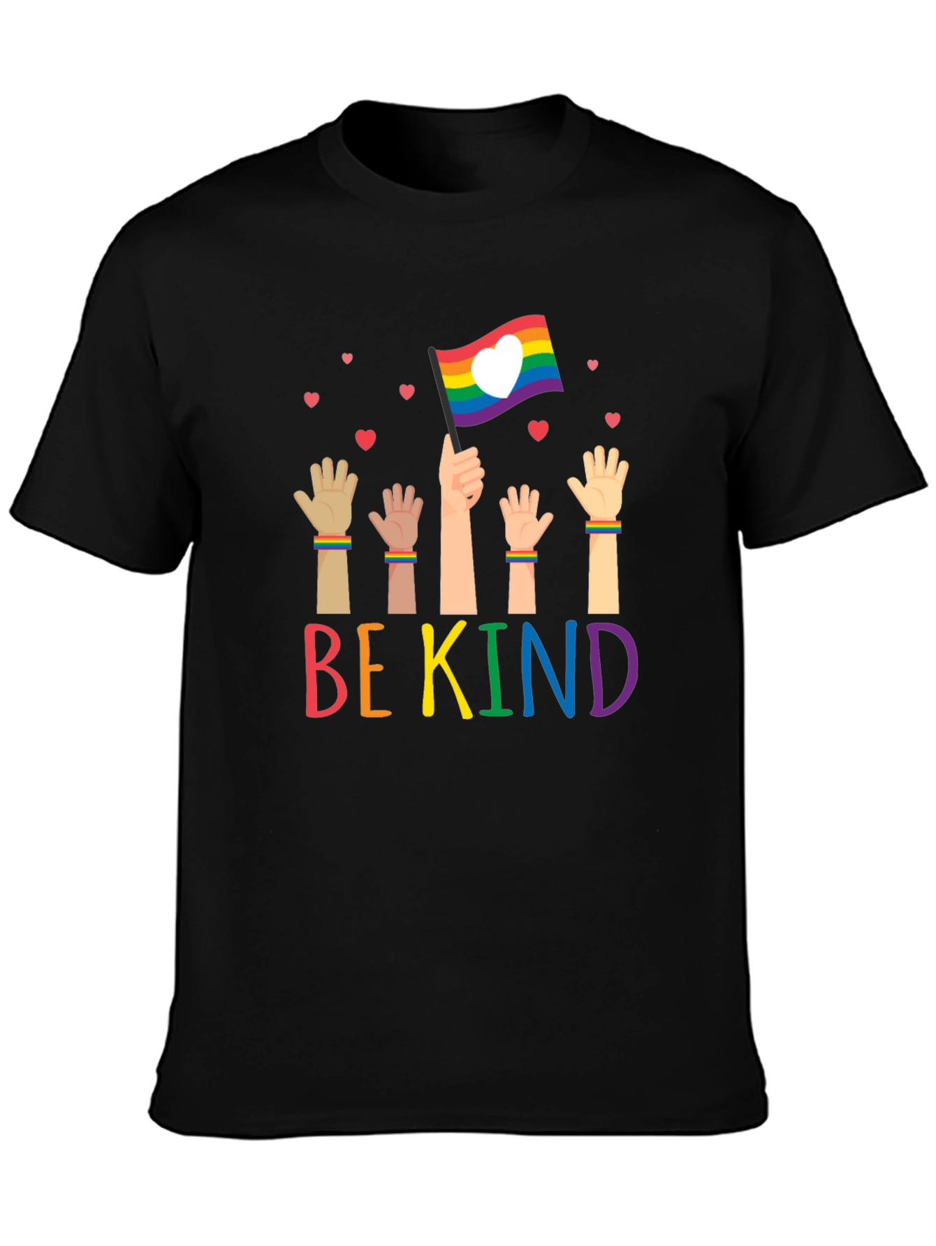 Be Kind Rainbow Pride T-Shirt