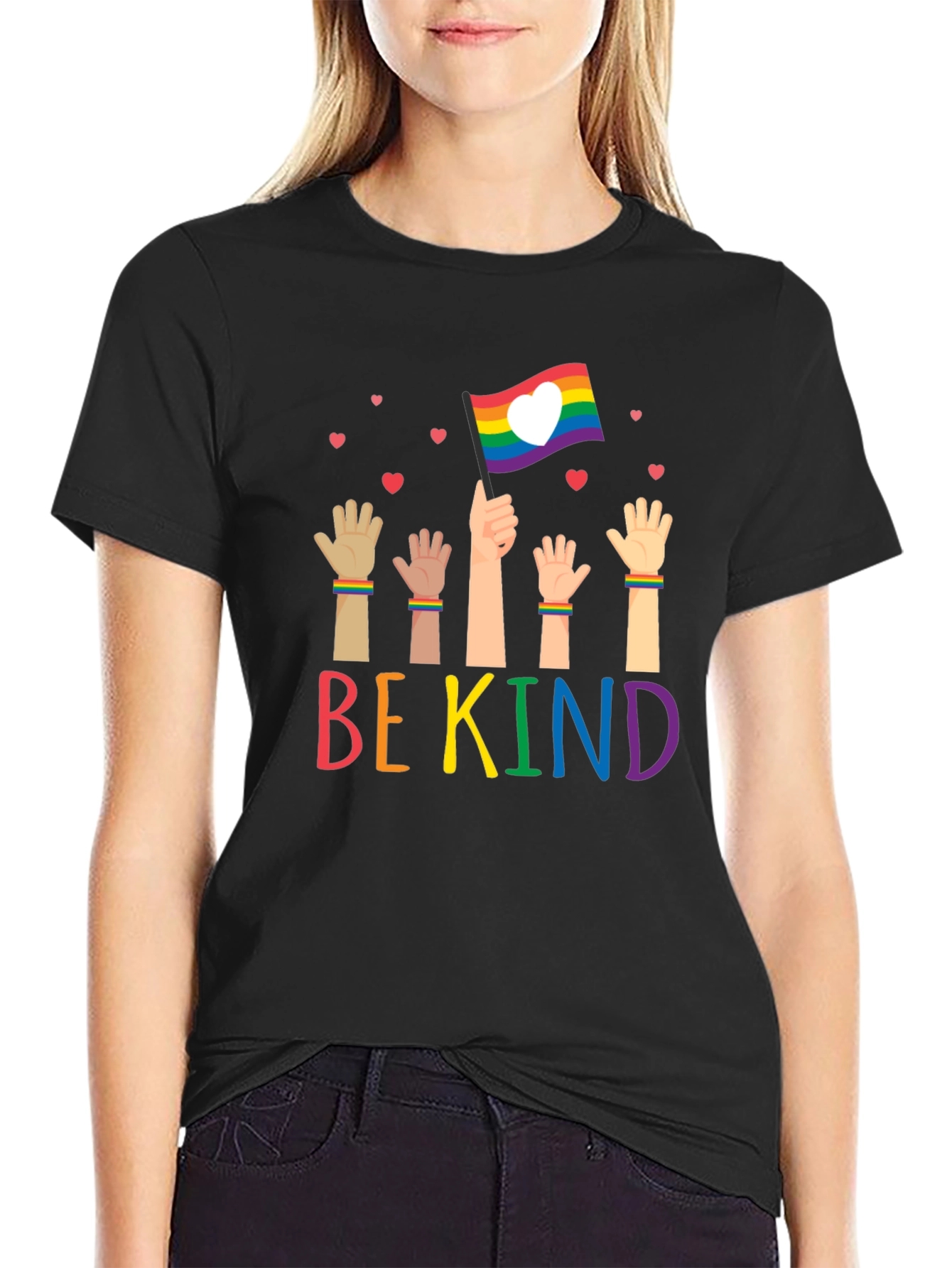 Be Kind Rainbow Pride T-Shirt