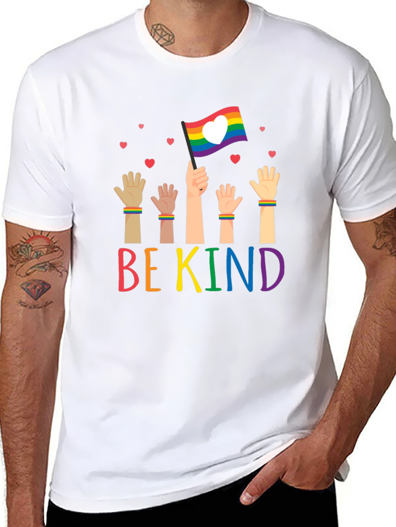 Be Kind Rainbow Pride T-Shirt