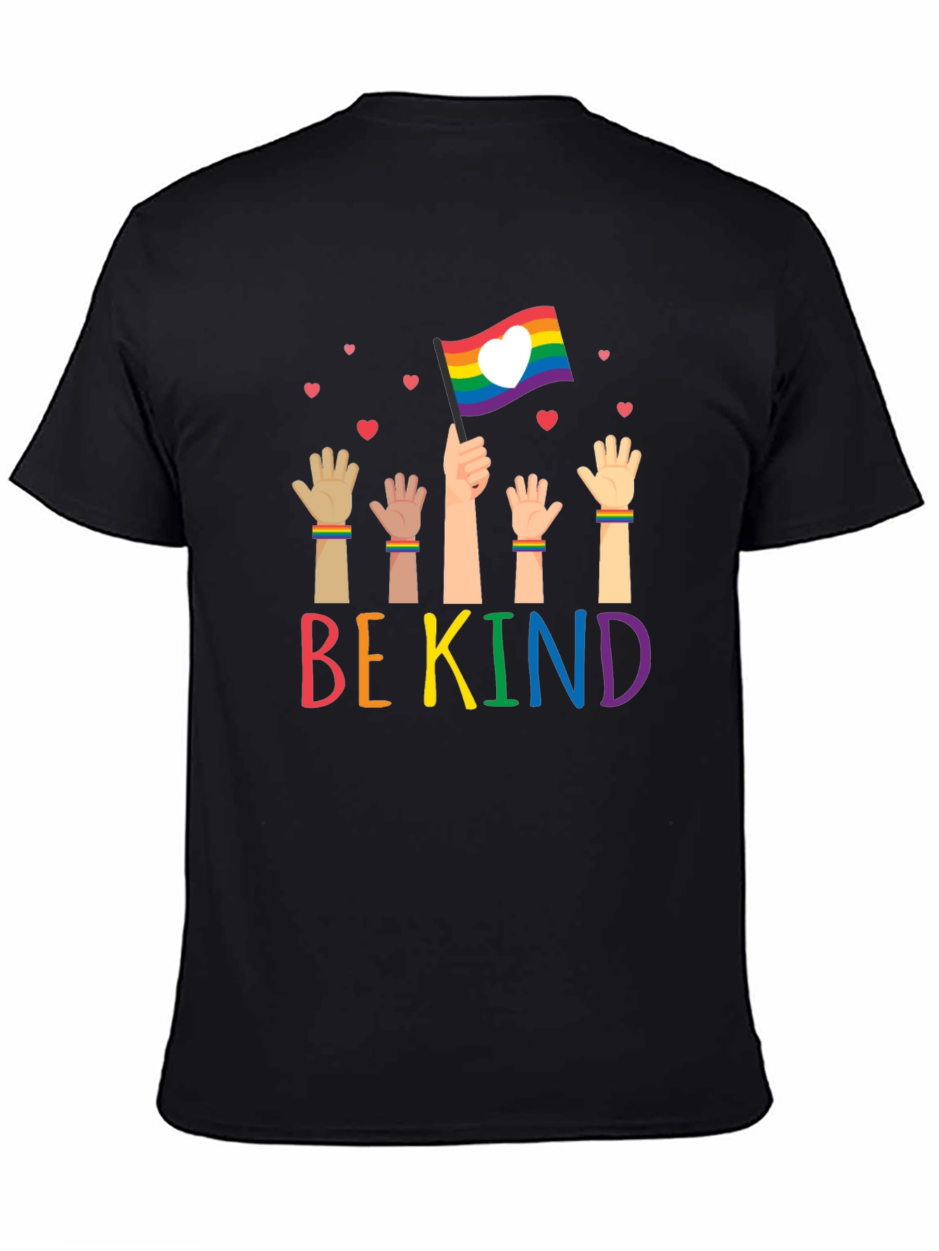 Be Kind Rainbow Pride T-Shirt