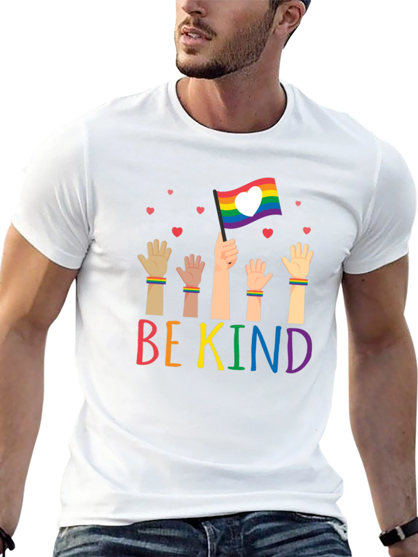 Be Kind Rainbow Pride T-Shirt
