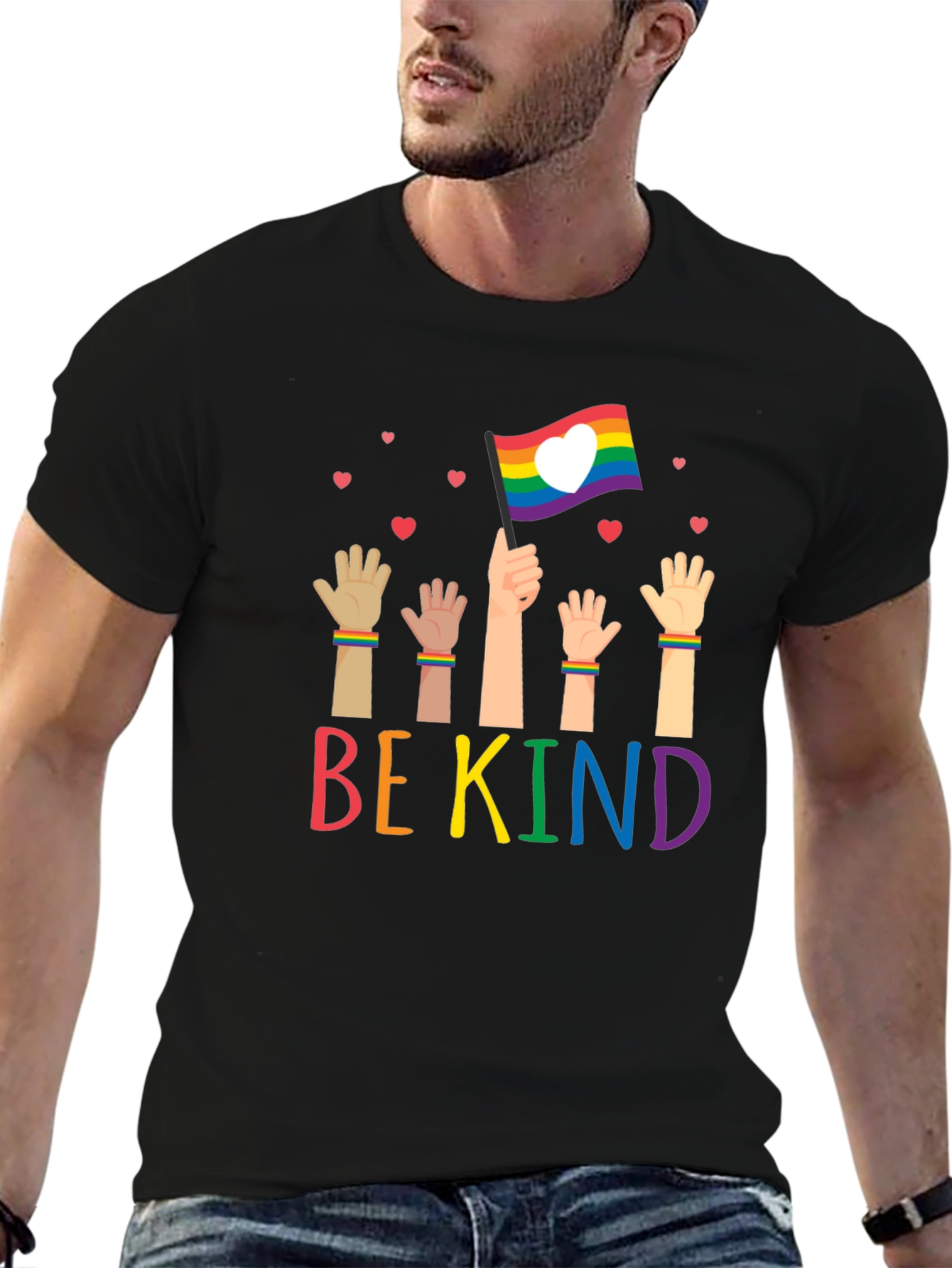 Be Kind Rainbow Pride T-Shirt