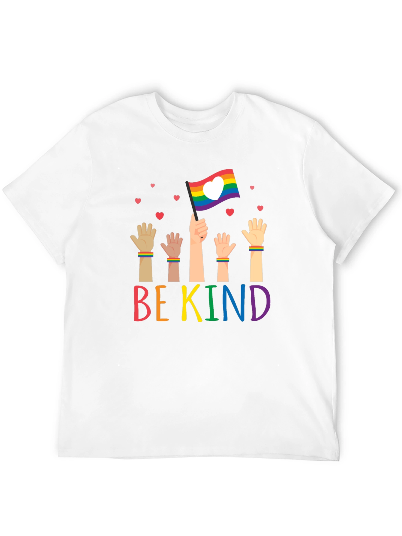 Be Kind Rainbow Pride T-Shirt