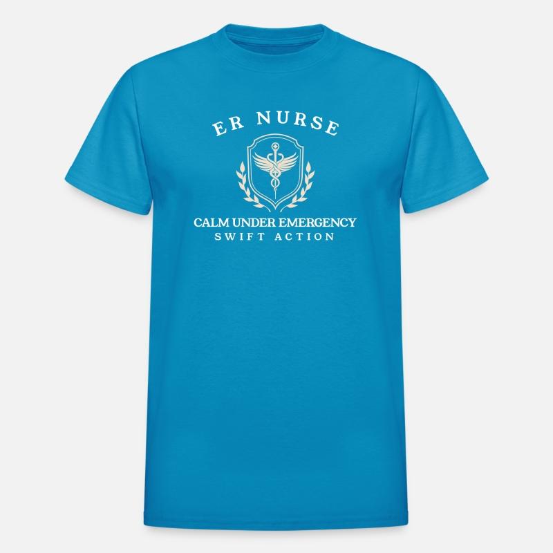 ER NURSE: CALM UNDER EMERGENCY, SWIFT ACTION.